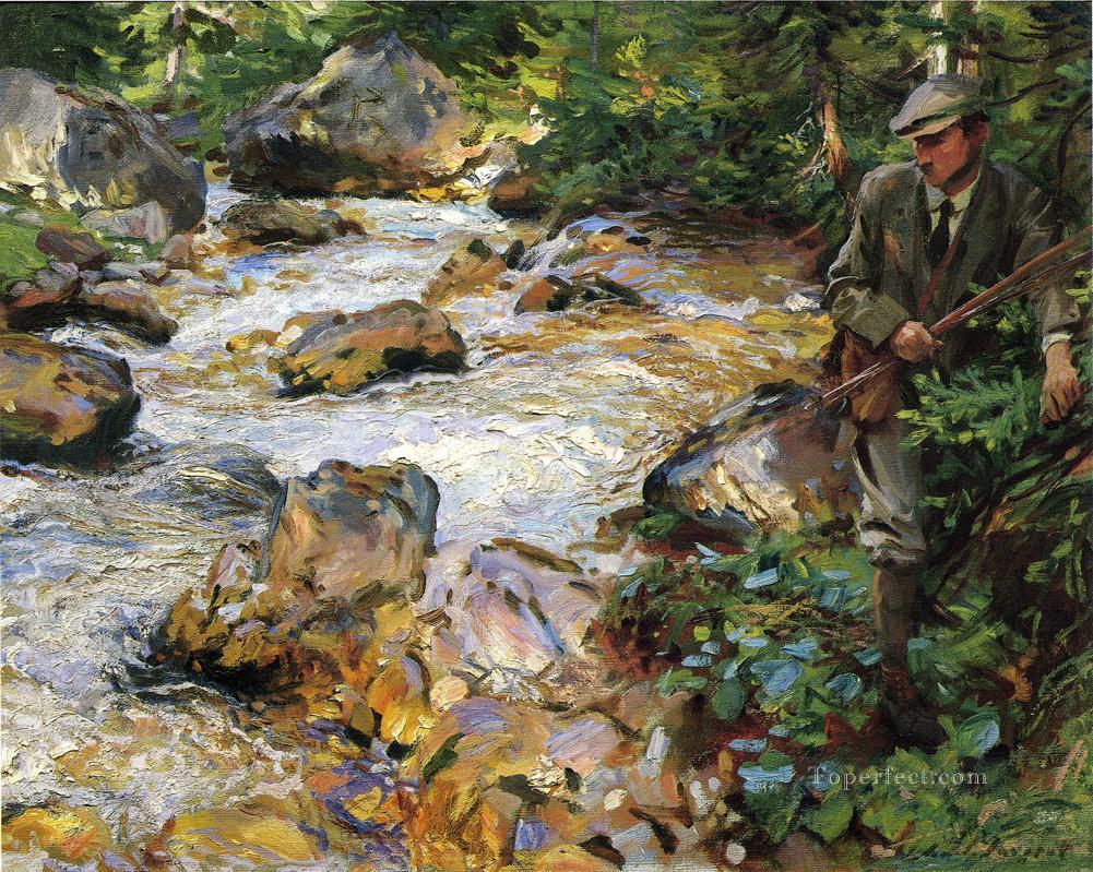 Trout Stream in the Tyrol John Singer Sargent Oil Paintings